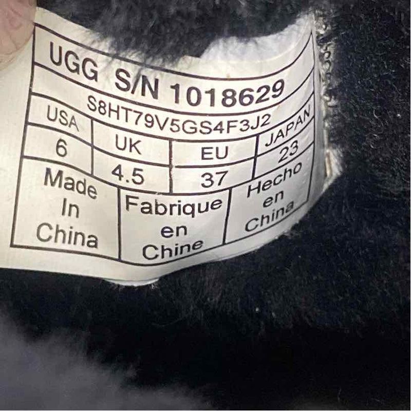 Ugg Size 6 Women's Black Solid Short Boots