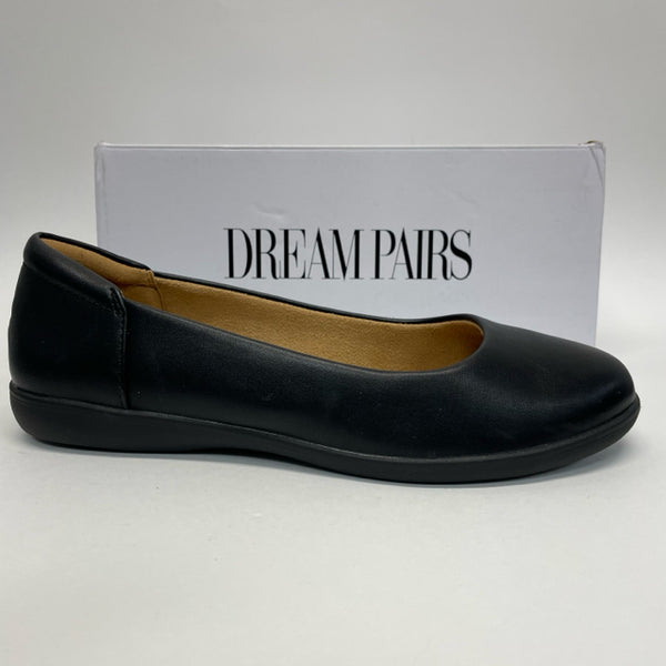 Dream Paris Size 7.5 Women's Black Solid Slip On Shoes