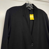 Eileen Fisher Women's Size M Black Solid Blazer Jacket