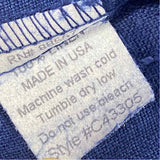 Fenini Size L Women's Blue Solid Shift Dress