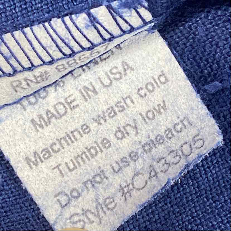 Fenini Size L Women's Blue Solid Shift Dress