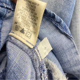 Bella Dahl Size L Women's Blues Distressed Shirt Dress