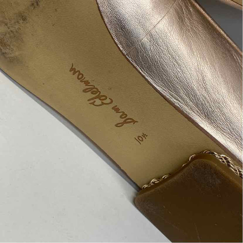 Sam Edelman Size 10.5 Women's Rose Gold Shimmer Ballet Flats Shoes