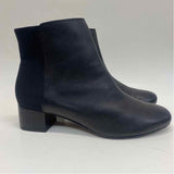 Collection Clark Size 8 Women's Black Solid Zip Up Booties