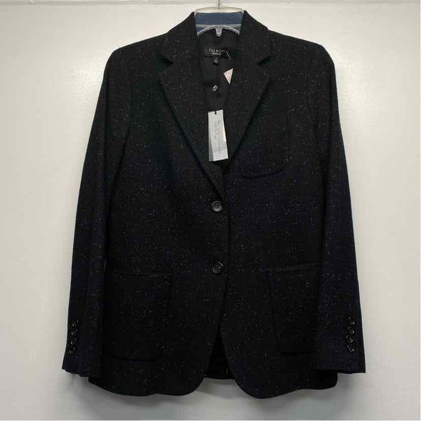 Talbots Women's Size 4-S Black Tweed Blazer Jacket