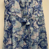 Tommy Bahama Size XS Women's Blue-Multi Pattern Maxi Dress