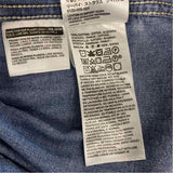 Levis Size Xl Women's Blue Solid Shirt Dress