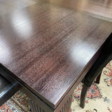 Black Wood Dining Room Table w / 4 Chairs