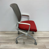 AMQ Office Red-Gray Chair
