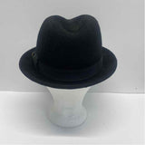 Goorin Bros Black Wool Solid Fedora Hat