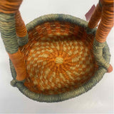 Alaffia Baskets Orange-Green Savannah Grass Basket