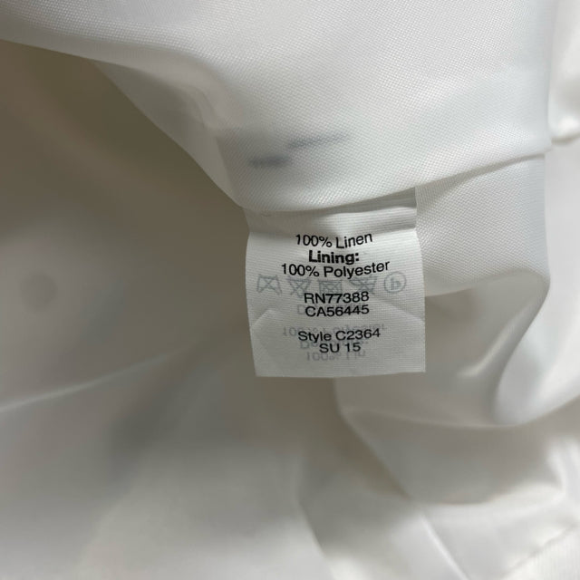 J.Crew Women's Size 00 White Solid Blazer Jacket