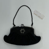 Carlo Fellini Black Beaded Evening Bag