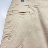 Saint James Size 12 Women's Beige Solid Pencil Skirt