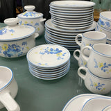 Noritake China Progression Good Times White-Multicolor Dinnerware - 54 Piece Set