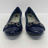 Anne Klein Sport Size 7 Women's Navy Solid Slip On Flats
