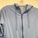 Chico's Zenergy Size 0-S Women's Light Blue Solid Jacket Activewear Top