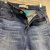 AYR Size 33-12 Women's Blue Washed Straight Leg Jeans