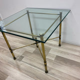 Clear-Brass Brass Table