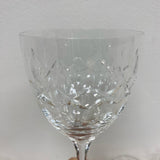 Set of 6 Atlantis Clear Lead Crystal Glassware