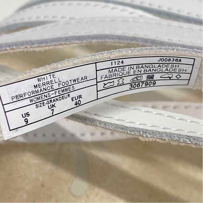 Merrell Size 7 Women's White Solid Strappy Sandals