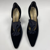 Yves Saint Laurent Size 7.5 Women's Black Solid Pump Heels