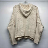 Shannon Passero Size M-S Women's Beige Solid Button Up Sweater