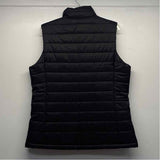 Venustas Women's Size L Black Solid Zip Up Vest