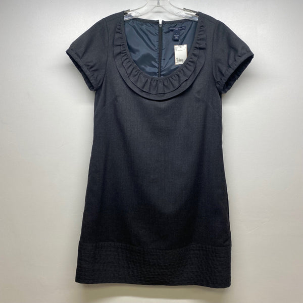 Gap Size 4- S Women's Gray Solid Short Sleeve Dress