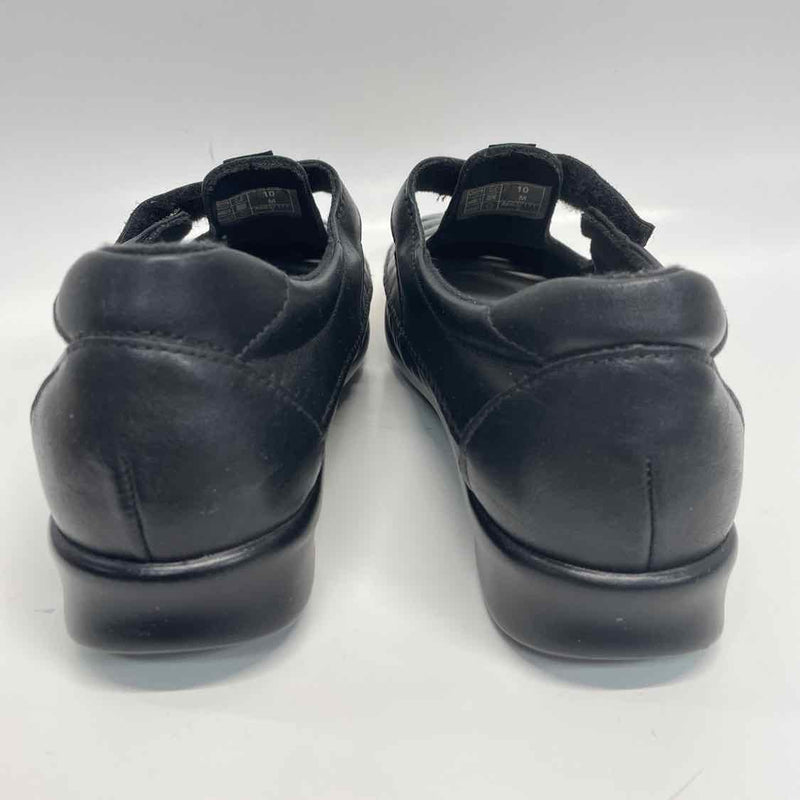 SAS Size 10 Women's Black Cut Out Slip On Shoes