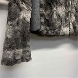 Cabi Women's Size L Gray Patchwork Zip Up Jacket