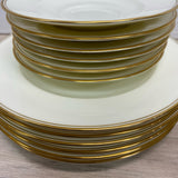 Nittoroyal Ivory-Gold Bone China Tea Set