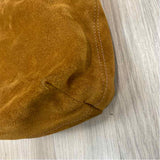 Parker Thatcher Small Charlie Caramel Suede Solid Satchel Handbag