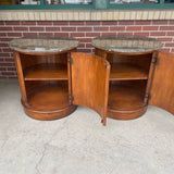 Brown Wood-Stone Table