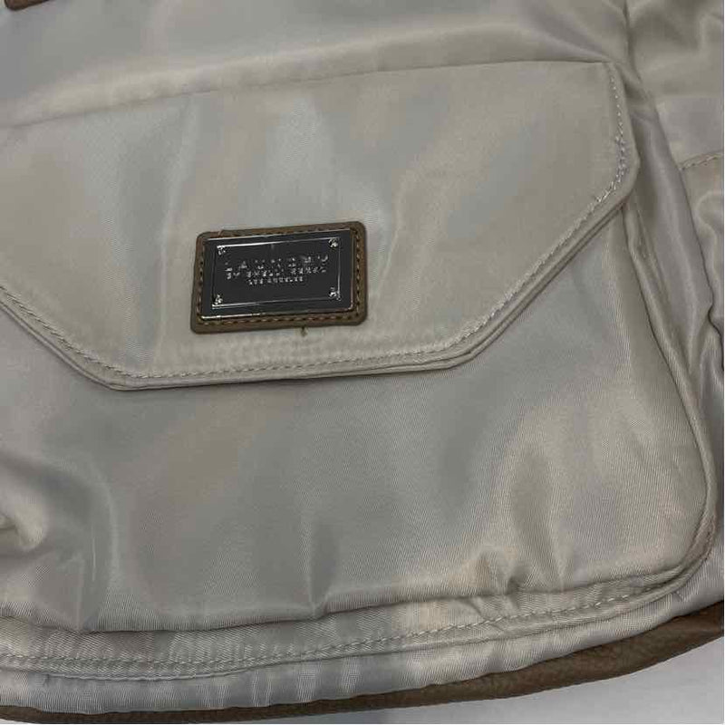 Laundry by Shelli Segal Beige Nylon Colorblock Backpack Backpack