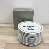 Pottery Barn Set of 12 Collector's Edition Decade Plates 8"Round NEW IN BOX