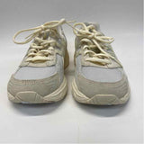 Asics Size 8 Women's Off White Solid Lace Up Sneakers