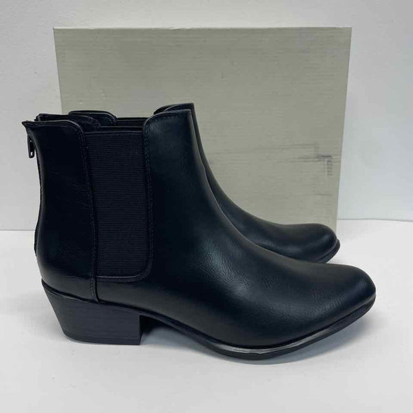 Esprit Size 9 Women's Black Solid Zip Up Booties