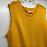 Free People Size S Women's Yellow Solid Tank Top Sleeveless Top