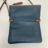 Dooney & Bourke Teal Pebbled Leather Crossbody Handbag