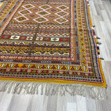 Yellow-Multicolor Wool Rug
