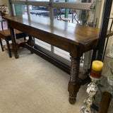 Farm House Brown Wood Console - Sofa Table