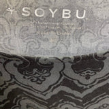 Soybu Size M Women's Black-Gray Pattern A Line Dress