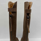 Franco Sarto Size 9 Women's Brown Solid Riding Boots
