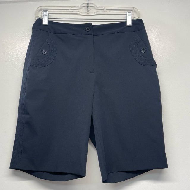 EP Pro Size 4 Women's Navy Solid Golf Shorts Activewear Pants
