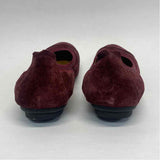 Josef Seibel Size 38-7 Women's Burgundy Solid Flats Shoes