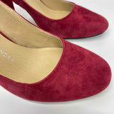 Chinese Laundry Size 38-8 Women's Red Solid Heel Shoes
