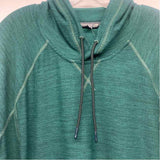 Toad&Co Size L Women's Green Tweed Sweater Dress