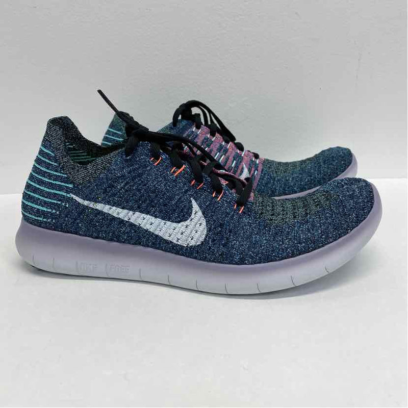 Nike Size 11 Women's Blue-Multi Tweed Sneakers Shoes