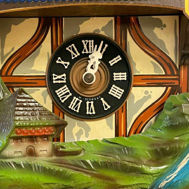 German E. Schmeckenbecher Clock. Sawmill